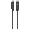 Câble USB 3.2  Type-C Vers USB 3.2  Type-C Manhattan 1M / 100W / 5A / 4K
