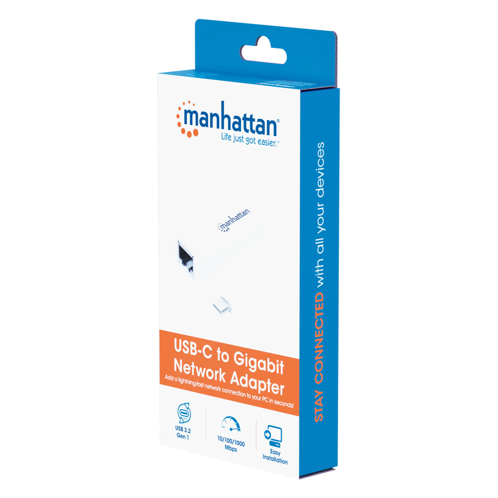 Adaptateur USB type C vers réseau Gigabit Manhattan