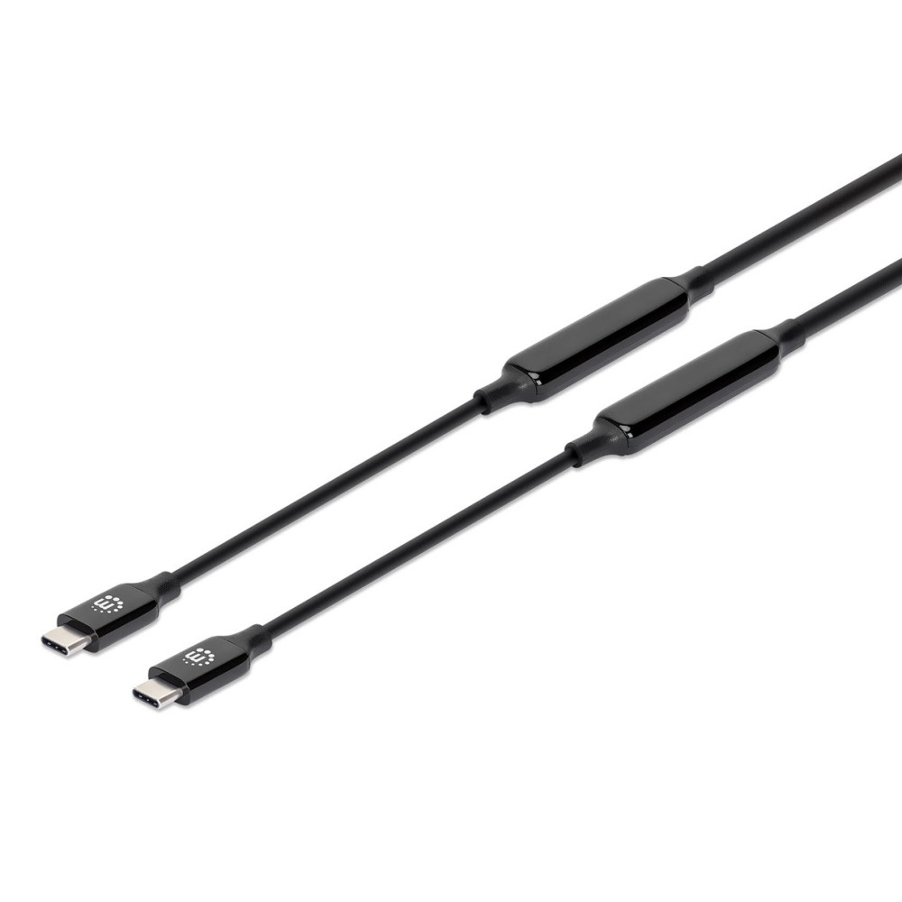 Câble USB 3.2  Type-C Vers USB 3.2  Type-C Manhattan 3M / 10 Gbit/s / 60 W
