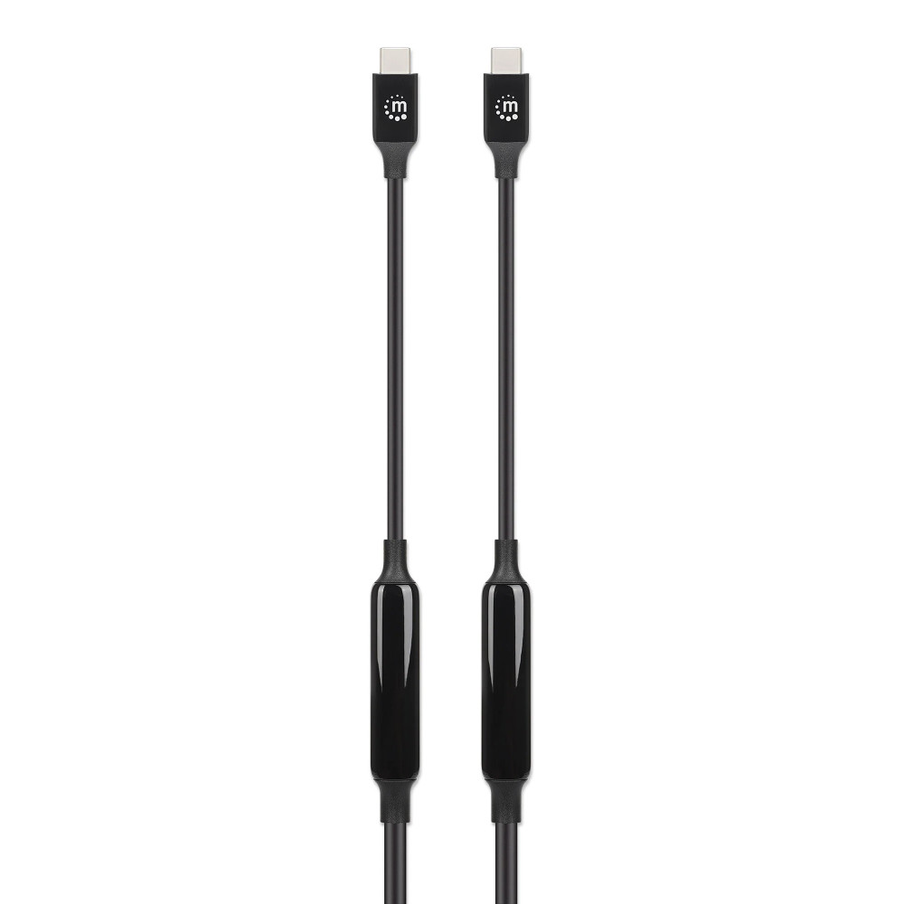 Câble USB 3.2  Type-C Vers USB 3.2  Type-C Manhattan 3M / 10 Gbit/s / 60 W