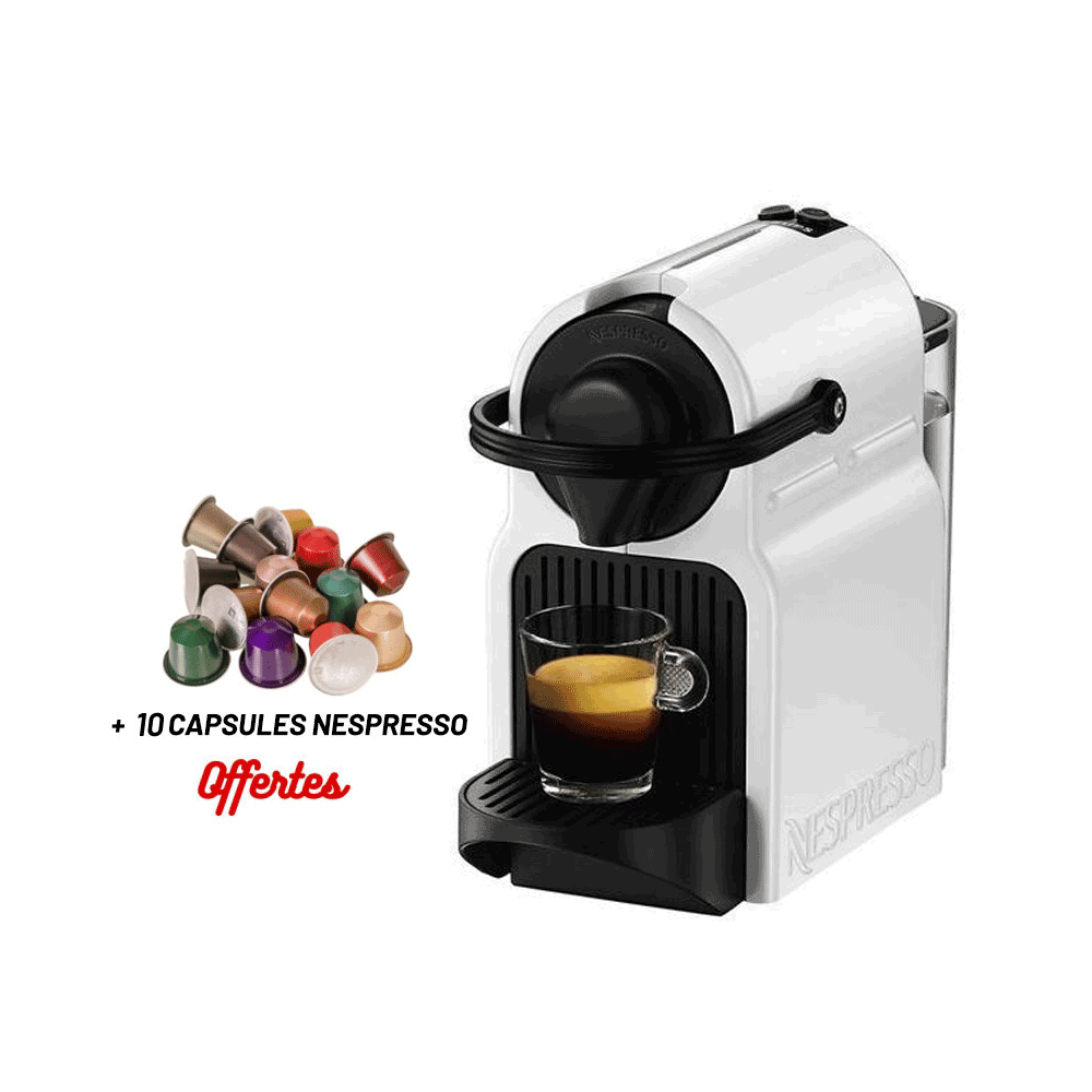 MACHINE À CAFÉ À CAPSULE INISSIA C40 BLANC NESPRESSO