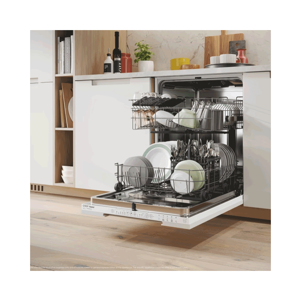 LAVE VAISSELLE CANDY ENCASTRABLE 13 Couverts / Blanc