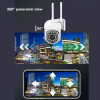 CAMÉRA INTELLIGENTE WIFI-EXTERNE AVEC MICRO R28 2MP-ETANCHE