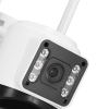 Caméra de vidéosurveillance MIPVISION GW-D14Z / 2 yeux rotatifs / vision nocturne couleur