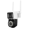 Caméra de vidéosurveillance MIPVISION GW-D14Z / 2 yeux rotatifs / vision nocturne couleur