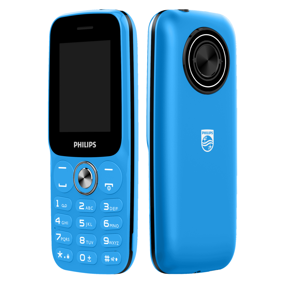 Téléphone Portable Philips E2106 / Bleu Ciel