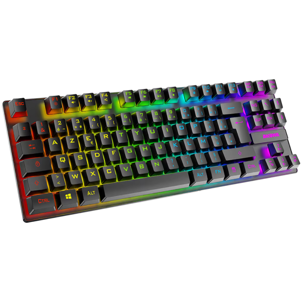 Ensemble Clavier et Souris Gaming Sans Fil Akuma Sentai C03wl / USB / Noir