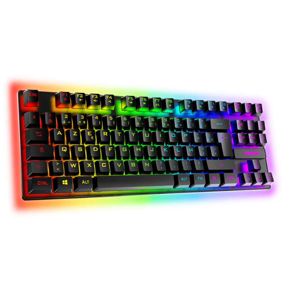 Clavier Gaming Filaire Akuma Shonen T02 / RGB / USB / Noir