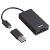 Lecteur de cartes Hub HAMA USB 2.0 OTG
