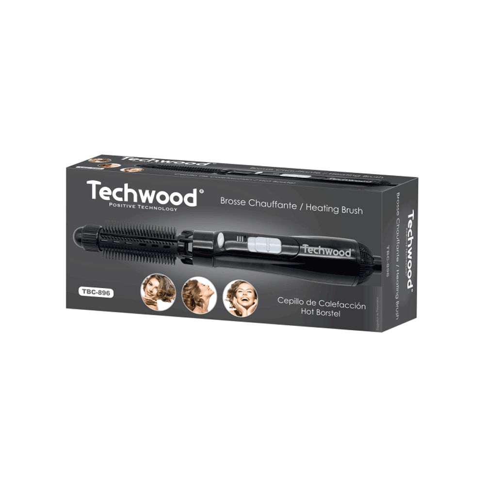 Brosse chauffante Interrupteur TECWOOD - TBC-896