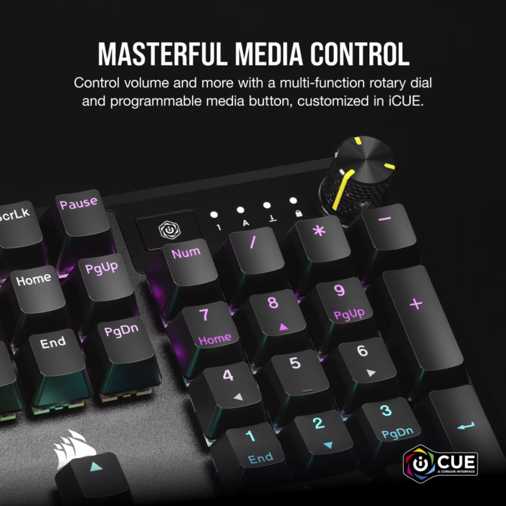 Clavier Gaming Filaire Mécanique AZERTY CORSAIR K70 CORE / RGB / USB / Noir