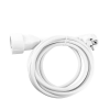 Rallonge électrique SOMEF Section 3X1.5 MM² 3 M - blanc