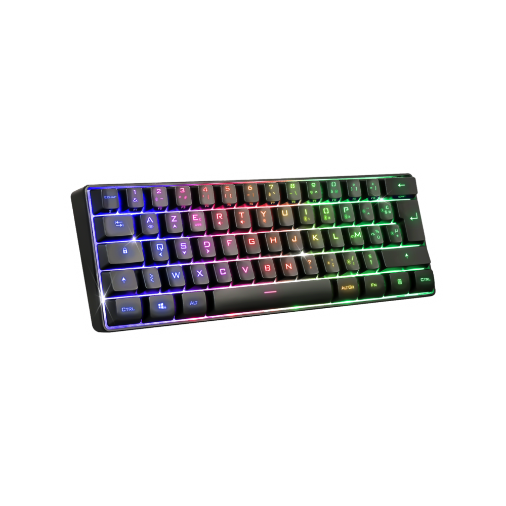 Clavier Gamer Sans Fil SPIRIT OF GAMER Elite-K50 RGB / Noir