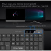 CLAVIER ADVANCE R-TYPE SANS FIL RGB RECHARGEABLE NOIR