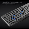 CLAVIER ADVANCE R-TYPE SANS FIL RGB RECHARGEABLE NOIR