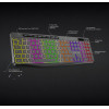 CLAVIER ADVANCE R-TYPE SANS FIL RGB RECHARGEABLE NOIR