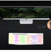 CLAVIER ADVANCE R-TYPE SANS FIL RGB RECHARGEABLE Blanc