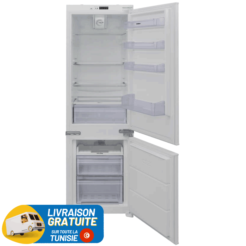 Réfrigérateur encastrable PREMIUM 243 Litre NoFrost  blanc