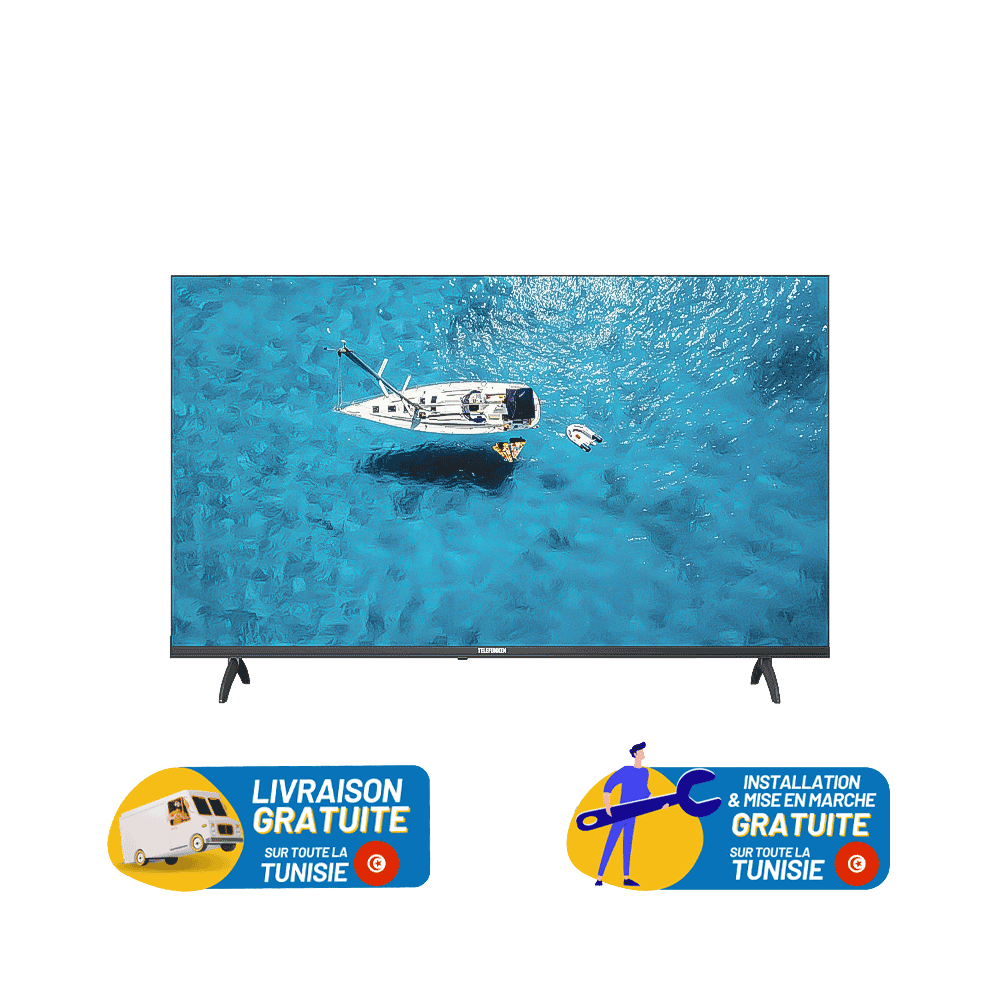 TV TELEFUNKEN 40" LED FULL HD SMART+ RECEPTEUR INTEGRE