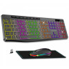 PACK CLAVIER SOG R-TYPE CLA+SOURIS SANS FIL RGB NOIR RECHARGEABLE