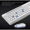 PACK CLAVIER SOG R-TYPE CLA+SOURIS SANS FIL RGB RECHARGEABLE / BLANC