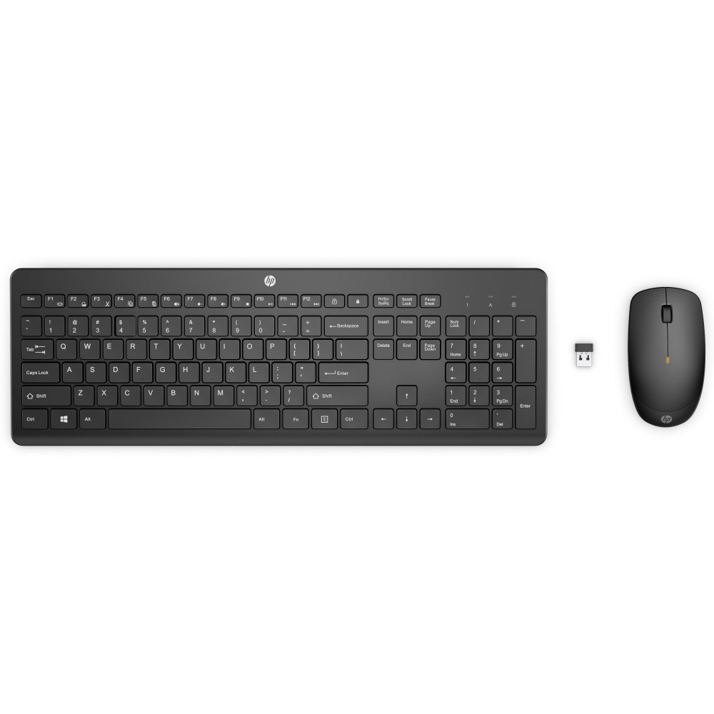 Ensemble Clavier et Souris Sans Fil HP 230 AZERTY ARABE
