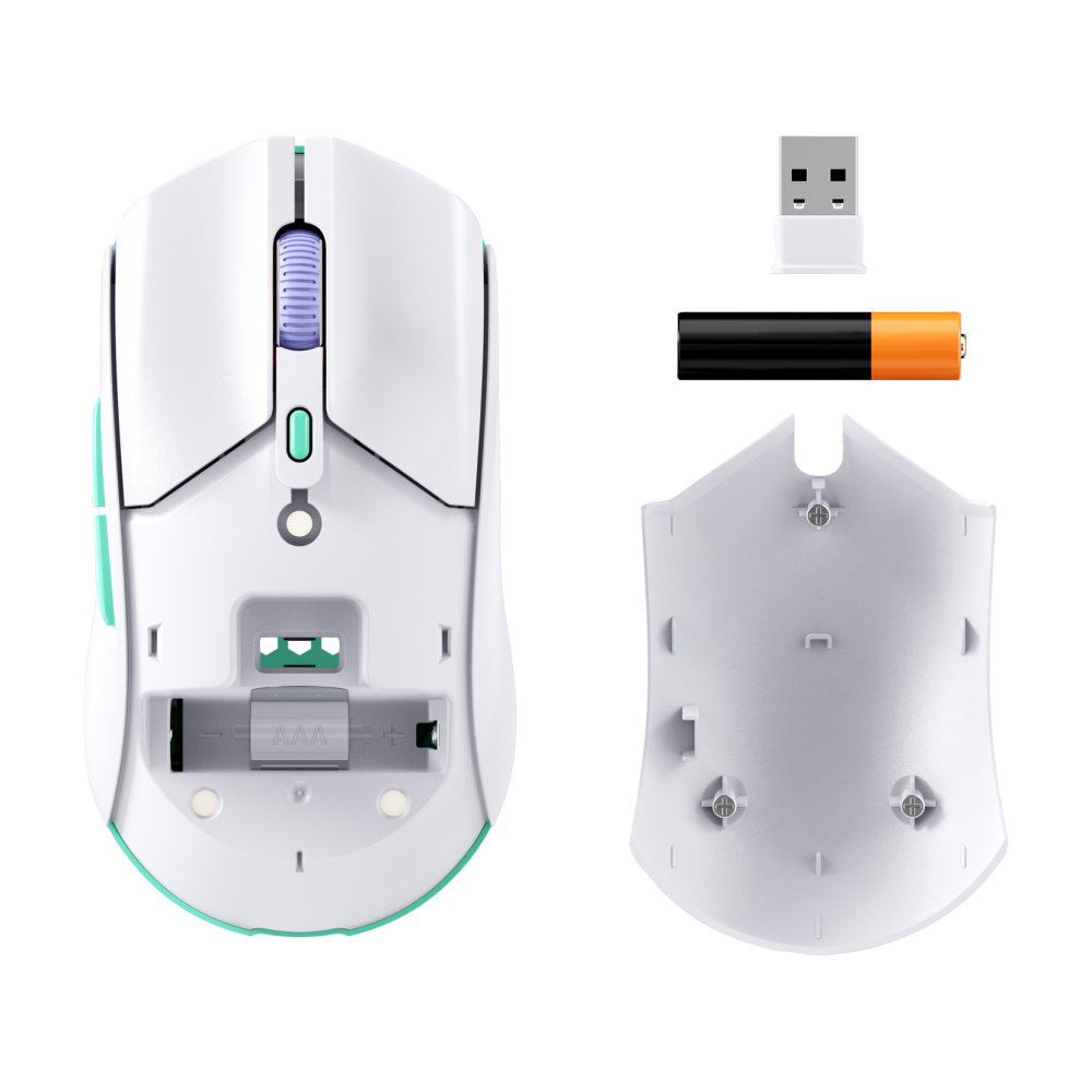 Souris Gaming Sans Fil HP HyperX Pulsefire Haste 2 Core / Blanc
