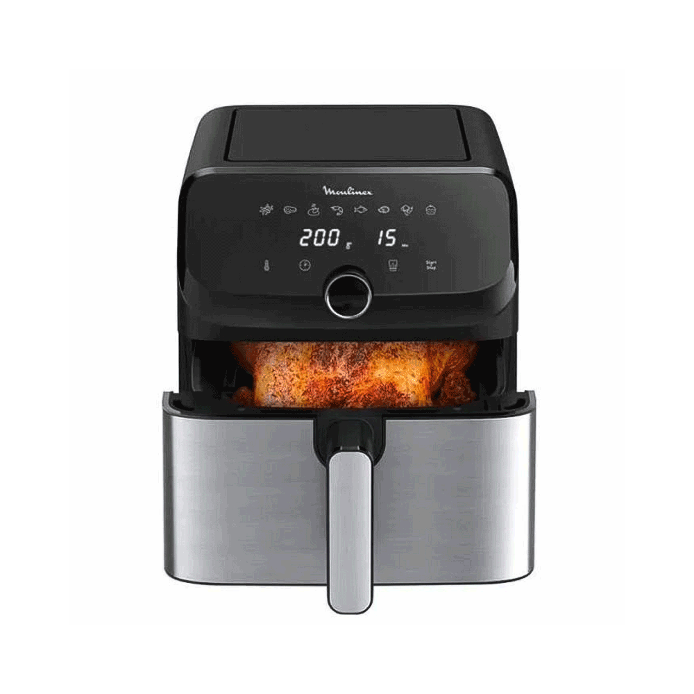 Friteuse Sans Huile MOULINEX 7.5L - Noir&Silver