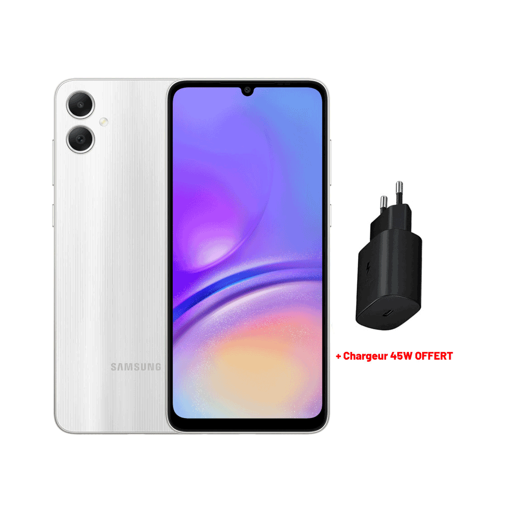 Smartphone Samsung Galaxy A05 / 4 Go / 64 Go / Silver