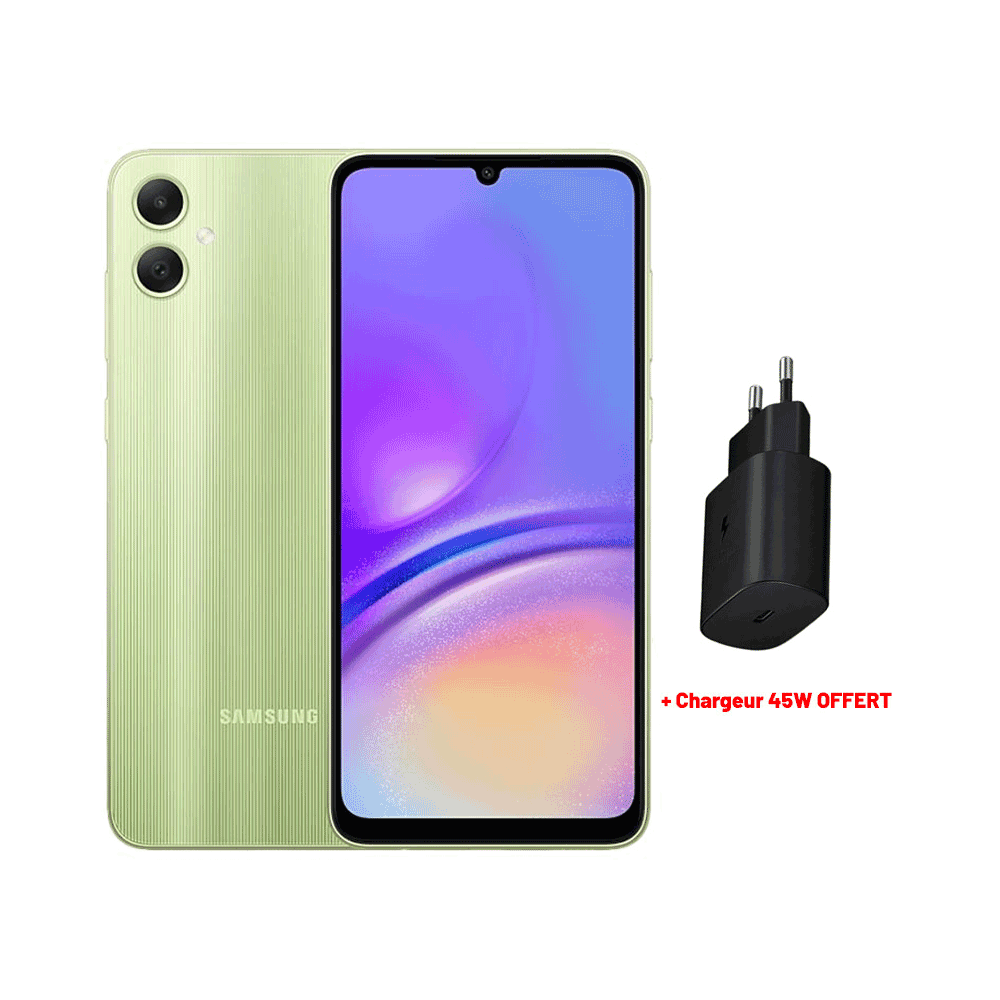 Smartphone Samsung Galaxy A05 / 4 Go / 64 Go / Vert