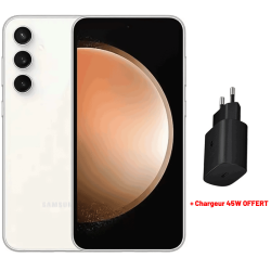 Smartphone Samsung Galaxy S23 FE / 5G / 8 Go / 256 Go / Crème SM-S23FE-CR