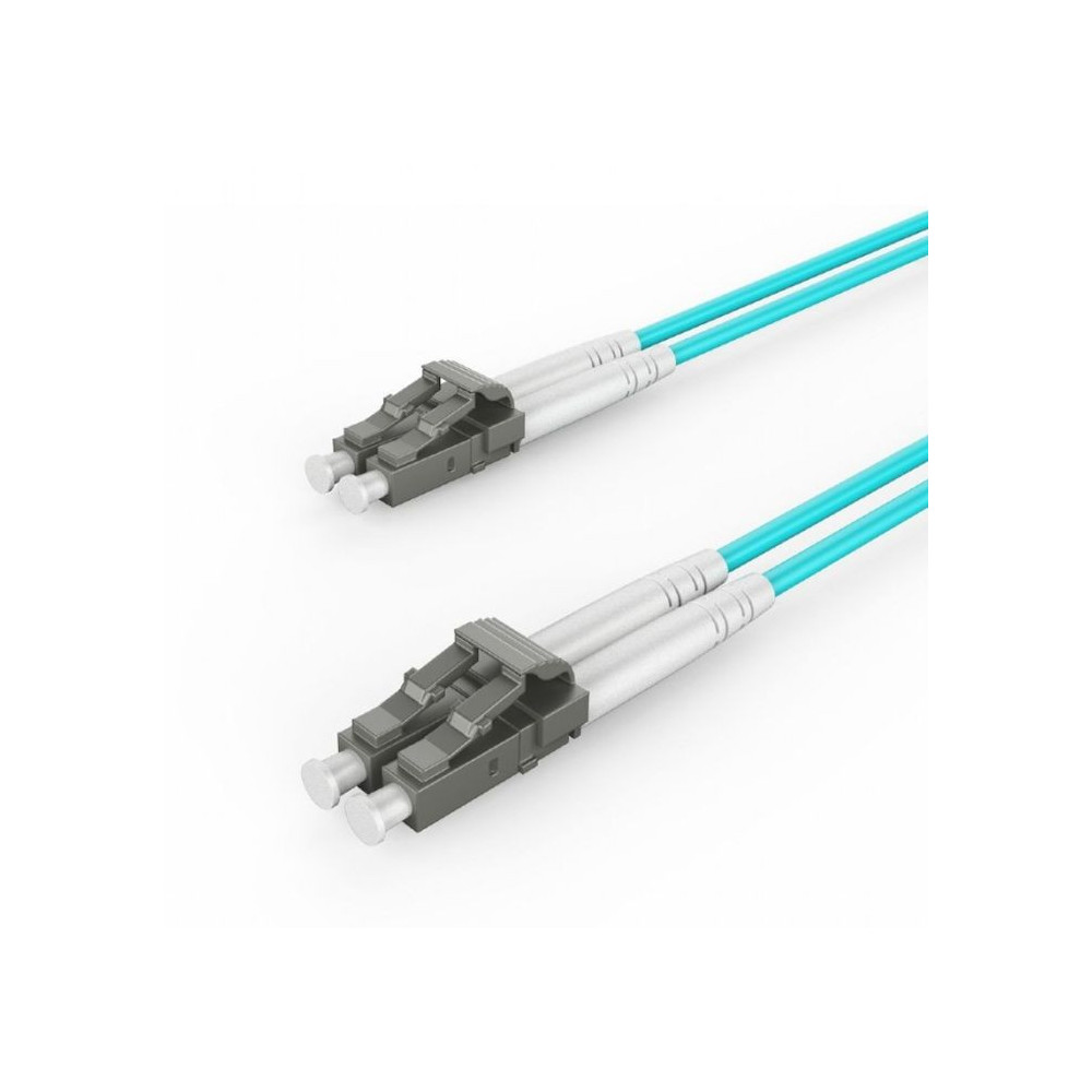 Câble à Fibre Optique multimode GEMBIRD duplex OM4 50/125 LC/LC / 2 métres / Bleu