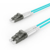 Câble à Fibre Optique multimode GEMBIRD duplex OM4 50/125 LC/LC / 2 métres / Bleu
