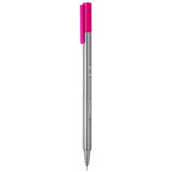 10 STYLO FEUTRE STAEDTLER TRIPLUS ULTRA FINE / 0.3MM / ROSE
