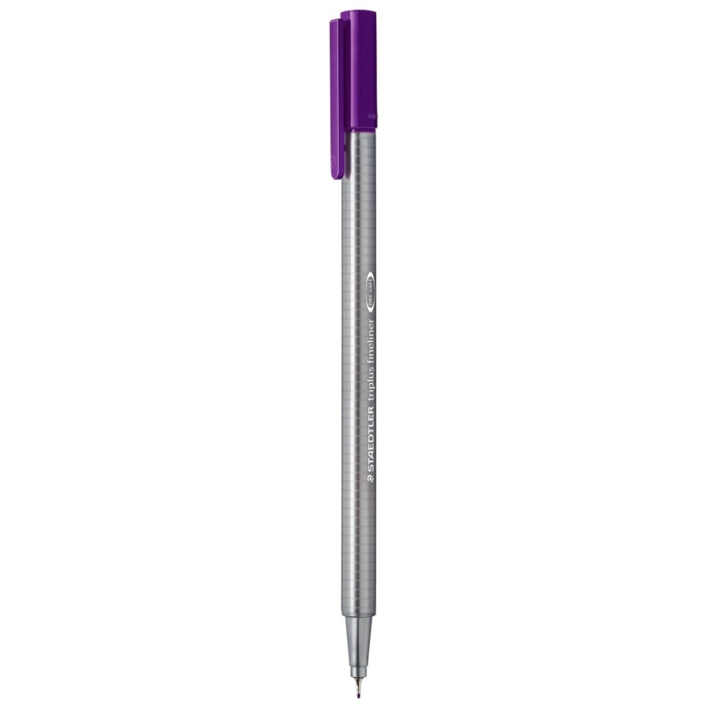 10 STYLOS FEUTRE STAEDTLER TRIPLUS ULTRA FINE / 0.3MM / VIOLET