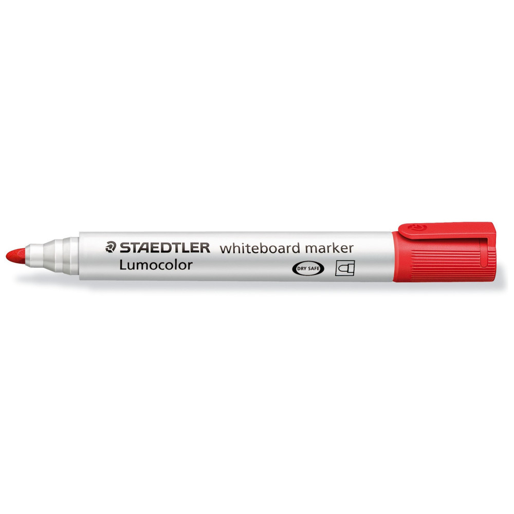 10 MARQUEUR POUR TABLEAU BLANC LUMOCOLOR STAEDTLER OGIVE / 2MM / ROUGE