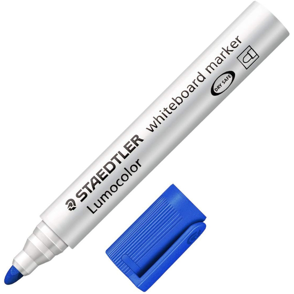 10 MARQUEUR POUR TABLEAU BLANC LUMOCOLOR STAEDTLER OGIVE / 2MM / BLEU