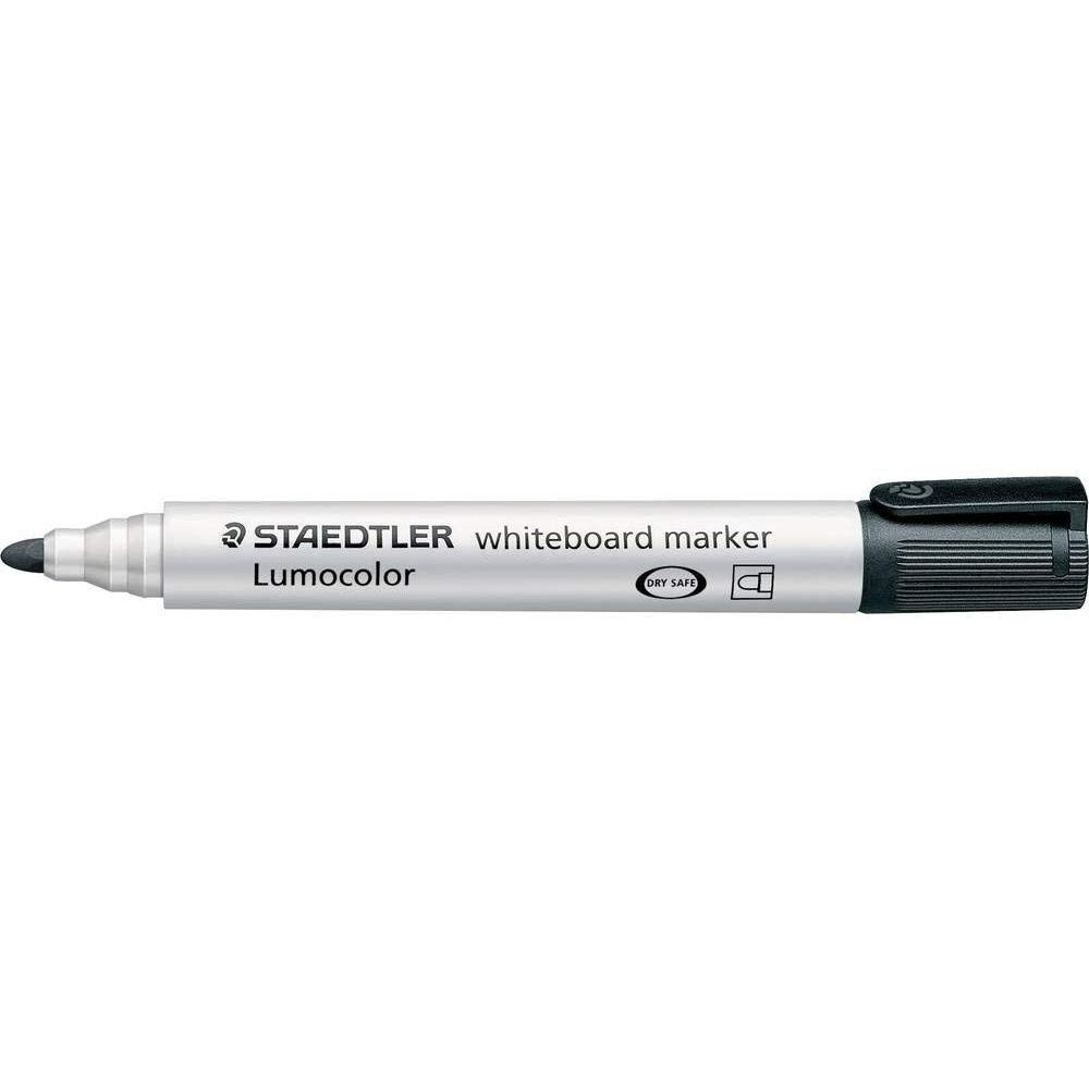 10 MARQUEUR POUR TABLEAU BLANC LUMOCOLOR STAEDTLER OGIVE / 2MM / NOIR
