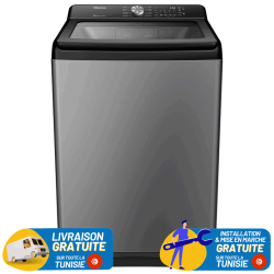 Lave linge Top Inverter HISENSE WT3T1723UT 17kg - Silver