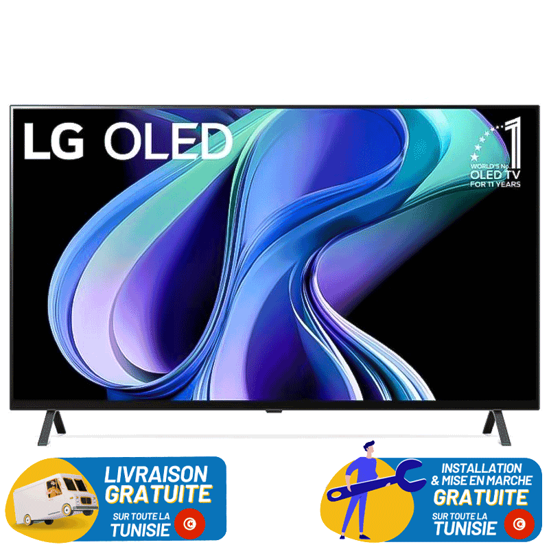 Téléviseur LG 65" OLED UHD 4k Smart / A36LA