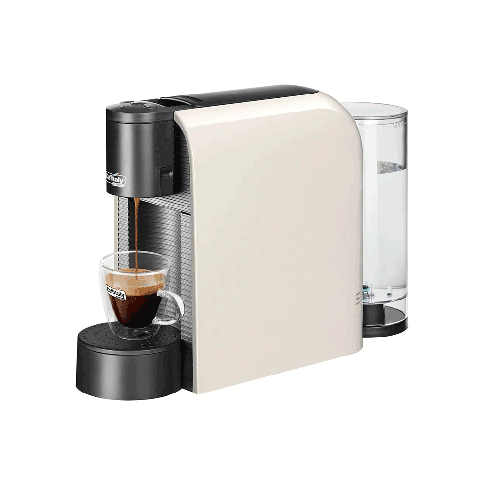 Machine à Café CAFFITALY VOLTA S36 1450W WHITE + Paquet De 10 Capsules CAFFITALY