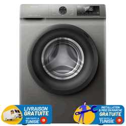 LAVE LINGE HISENSE 8KG INVERTER SILVER - WFQP8014EVMT