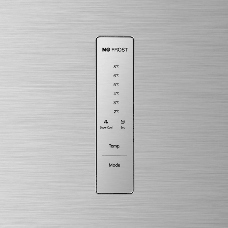 Réfrigérateur HISENSE No Frost INVERTER Double Portes 466 Litres / INOX avec Afficheur et Distributeur d'eau