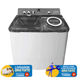 Machine à Laver Semi Automatique Fresh TTW-13G 13Kg Blanc & Gris