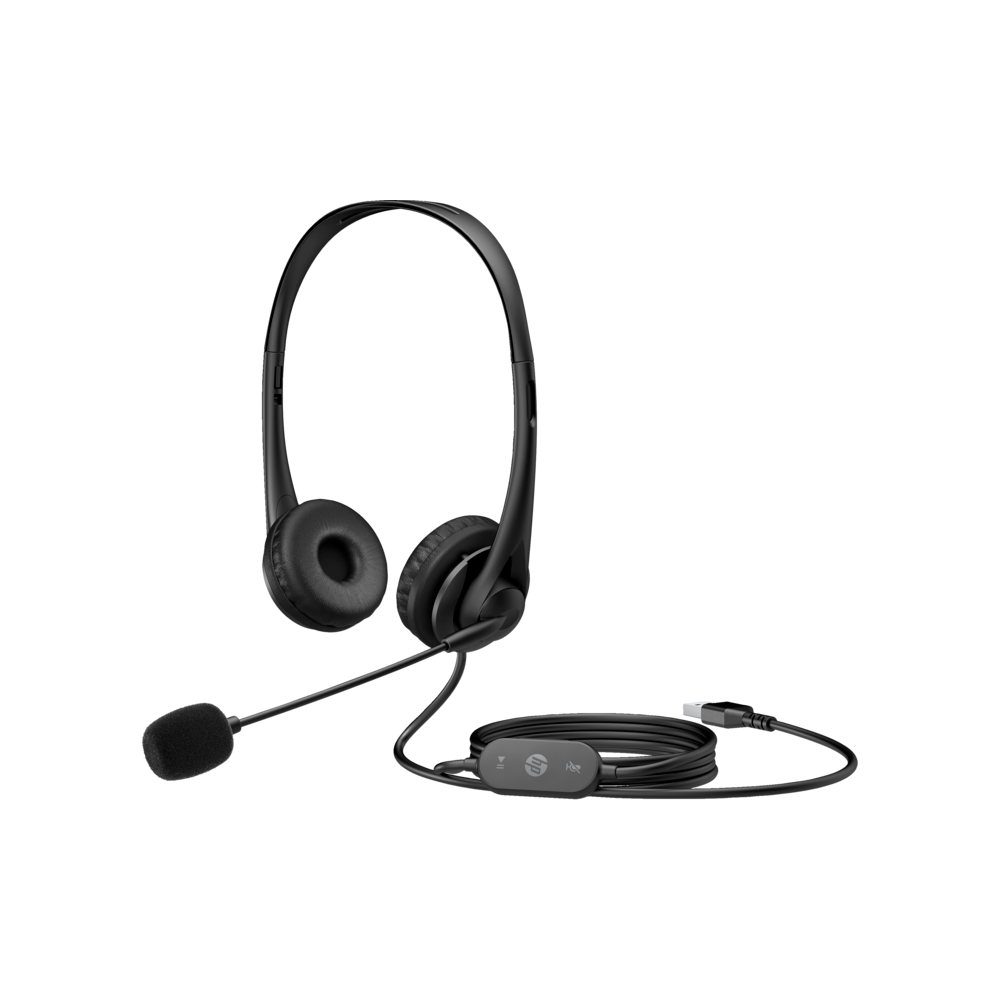Casque stéréo USB HP G2 / Noir