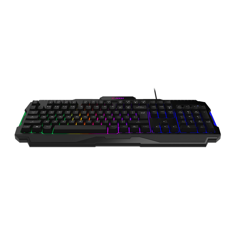 Clavier Gaming MSI FORGE GK100 / Membrane / RGB / Noir