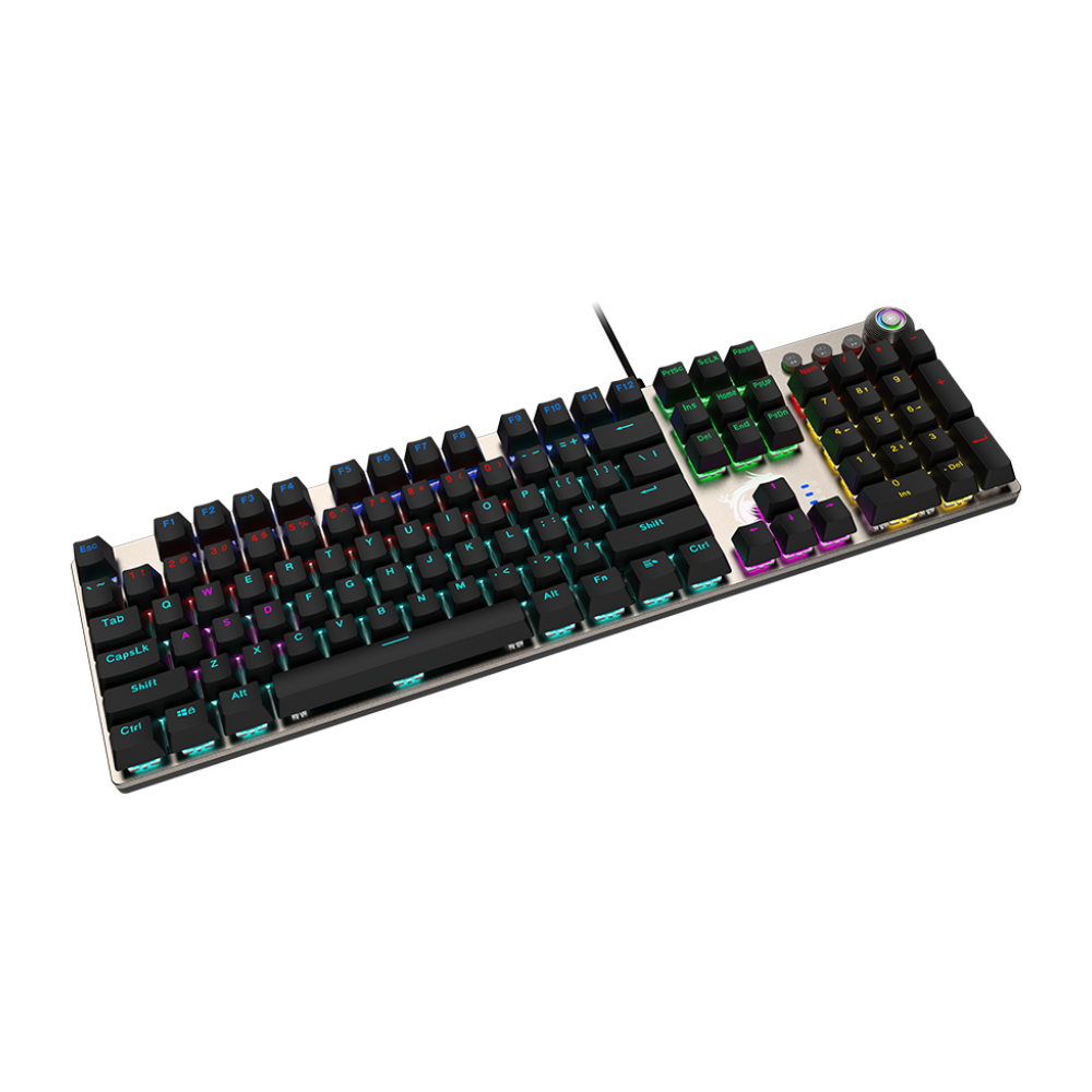 Clavier Gaming Filaire Mécanique MSI FORGE GK310 AZERTY / RGB / RED SWITCHES / USB / Noir