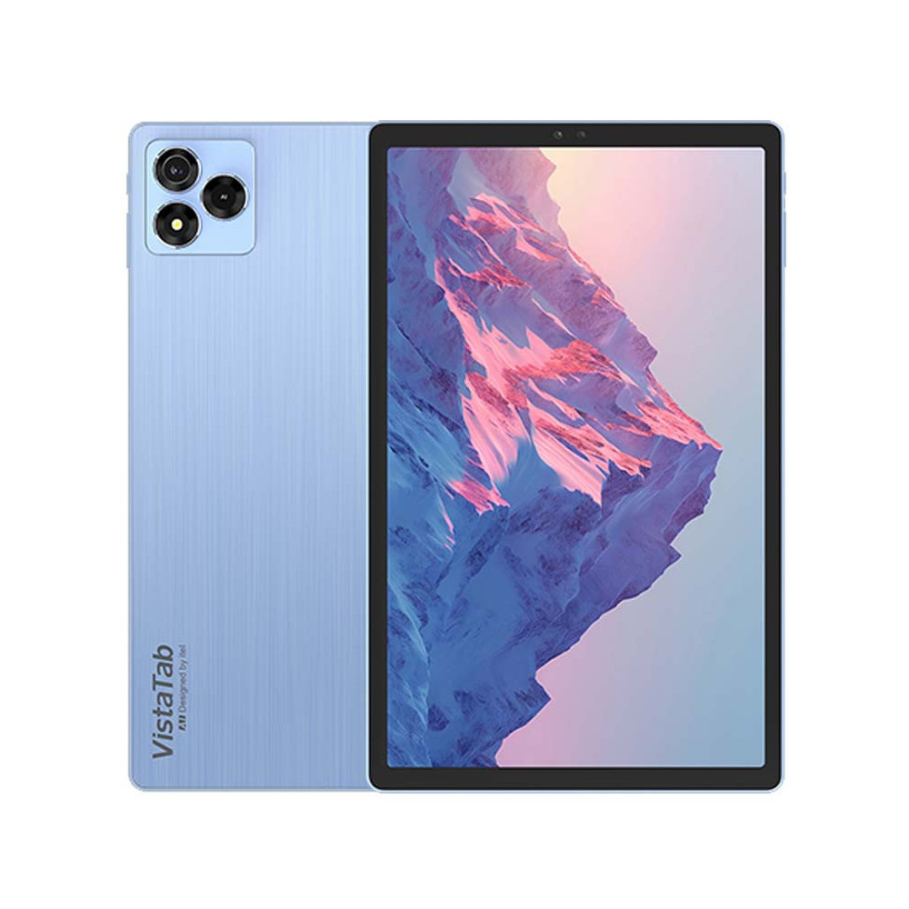 Tablette Itel VistaTab 10 4G / 4 Go / 128 Go / Bleu Avec étui Offert