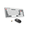 Ensemble Clavier et Souris Sans Fil Advance ERGOSTYLE / Blanc