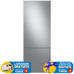Réfrigérateur Samsung combiné RB44 / 449 Litres / Silver + Livraison + Installation et Mise en Marche Gratuites